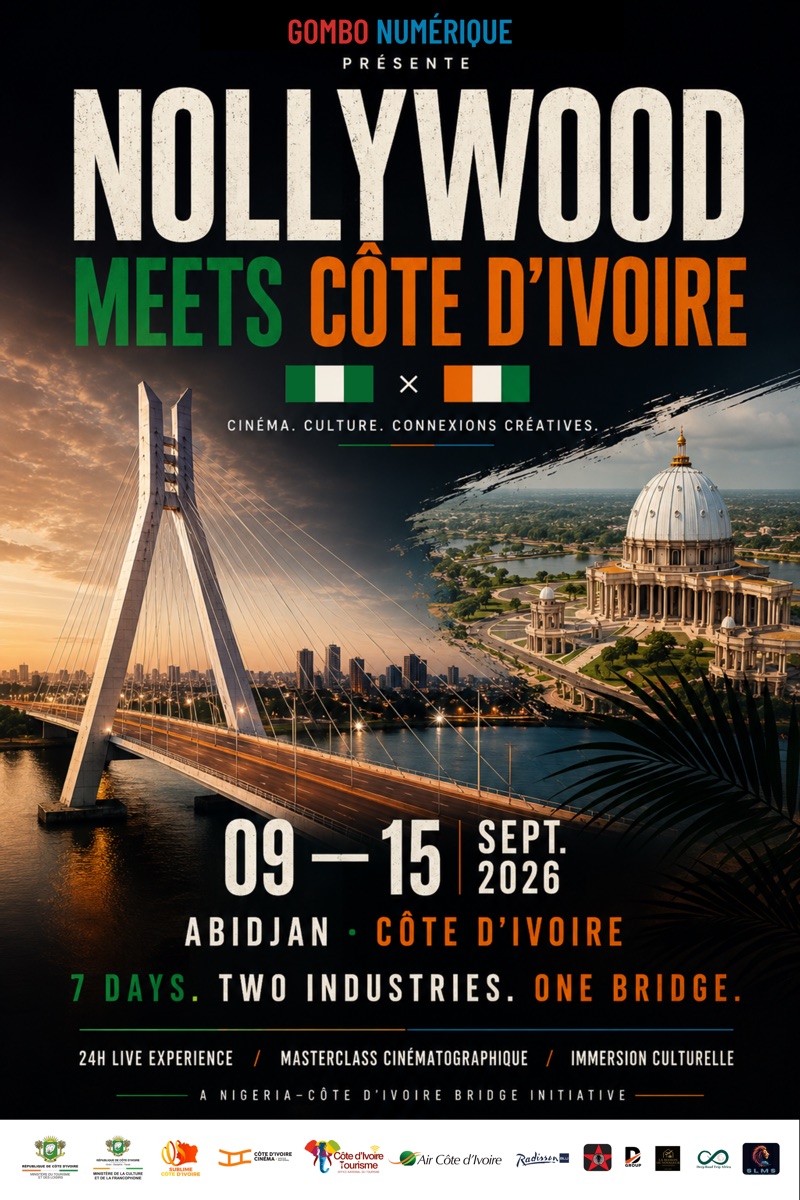 Nollywood Meets Côte d'Ivoire, Gombo Numérique, 09 au 15 septembre 2026, Abidjan